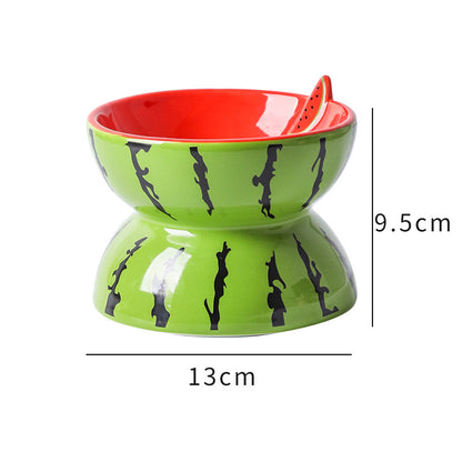 Ceramic Raised Food or Water Bowl