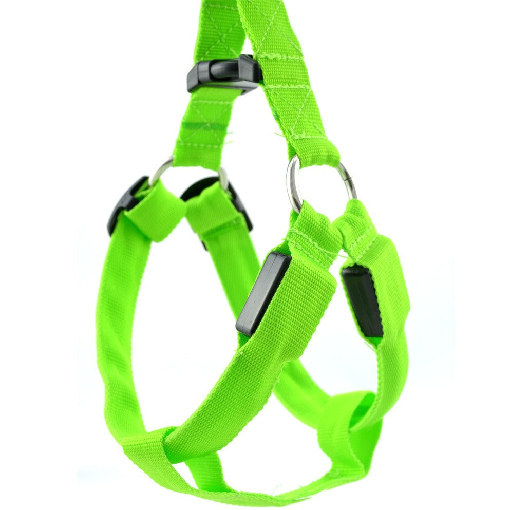 Rechargeable LED Florescent Dog Harness