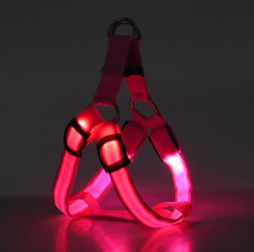 Rechargeable LED Florescent Dog Harness