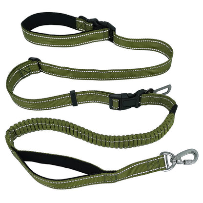 6 In 1 Hands-Free Reflective Dog Leash